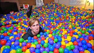 PRANKED BROTHER W 50000 BALLS IN HIS ROOM PISSED HIM OFF [upl. by Havard]