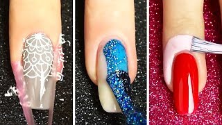 BEST NAIL ART DESIGNS  NAIL ART STAMPING [upl. by Hsaka]