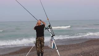 el amigo jose antonio lanzando a surfcasting [upl. by Joselyn]