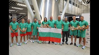 Първата група български олимпийци замина за Париж [upl. by Hebrew]