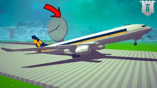 Realistic Fictional Airplane Crashes and Emergency Landings 8  Besiege [upl. by Aivekahs809]