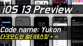 애플 WWDC 2019의 핵심 iOS 13 [upl. by Josephina]