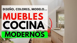 MUEBLES DE COCINA MODERNOS  GABINETES COCINAS MODERNAS 2023  VER COCINAS PEQUEÑAS [upl. by Hamann]