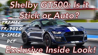 Stick or Automatic 2020 Shelby GT500 Tremec TR9070 DCT DualClutch 7Speed Explained In Detail [upl. by Jennings717]