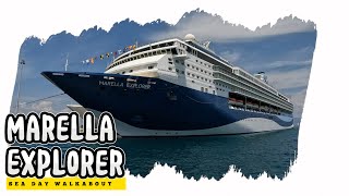 Marella Explorer  Adriatic Explorer Cruise  Sea Day Walkabout  GoPro Hero 10 Black  4K [upl. by Alphonsa]