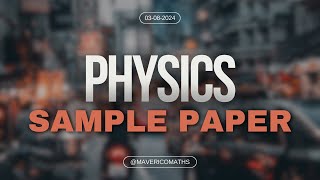 PHYSICS SAMPLE PAPER CLASS 11 MID TERM  PART 12 [upl. by Rimidalv]