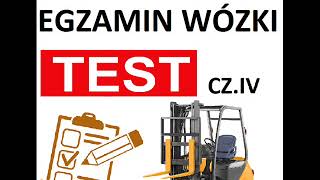 EGZAMIN WÓZKI WIDŁOWE UDT TEST CZ 4 [upl. by Frasquito]