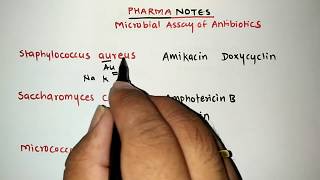 MICROBIAL ASSAY OF ANTIBIOTICS WITH TRICKS  RRB PHARMACIST EXAM  GPAT  ESIC  PART84 [upl. by Trixi]