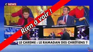 Une journaliste dextrême droite refuse de comparer le Ramadan au carême des chrétiens [upl. by Cod]