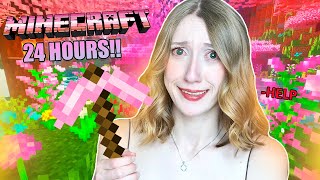 ვთამაშობ KAWAII MINECRAFT 24 საათი [upl. by Oicnerolf]