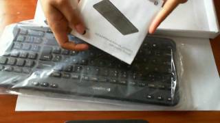 Logitech Wireless Keyboard K360 unboxing HD [upl. by Eloise]