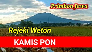 menjawab sulit rezeki weton Kamis pon primbonjawa [upl. by Peers]