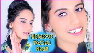 DIY How to Remove FACIAL HAIR Naturally at Home Himani Wright SIMPLE Homemade Mask [upl. by Ocsisnarf979]