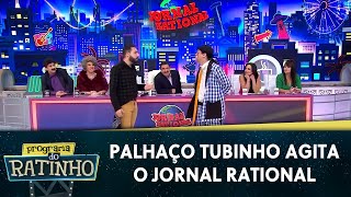 Palhaço Tubinho agita o Jornal Rational  Programa do Ratinho 031120 [upl. by Furey675]