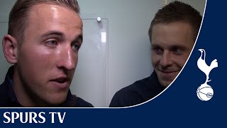 Spurs TV  Harry Kane and Gylfi Sigurdsson interview after cup win [upl. by Michaele696]