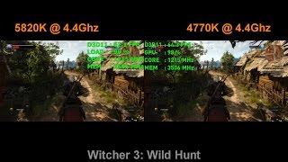 CPU Battle  i7 5820K vs 4770K 3DMark  Actual Games Benchmark [upl. by Norihs]