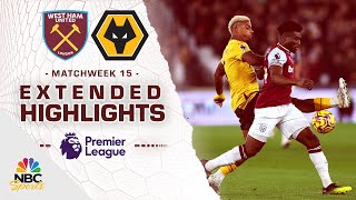 West Ham United v Wolves  PREMIER LEAGUE HIGHLIGHTS  1292024  NBC Sports [upl. by Saidnac]