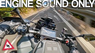 Yamaha Tracer 9 GT sound RAW Onboard [upl. by Attoynek589]