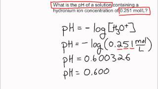 Sci 30 pH Calculations [upl. by Cordey670]