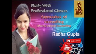 Non Directive counselling Approaches of counselling Part3 guidance and counsellingBEd IPU [upl. by Dian693]