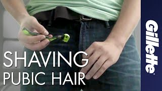 Mens Grooming Tips How to Shave Pubic Hair  Gillette India [upl. by Irrabaj]