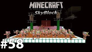 Minecraft Skyblock  58 Dự Án Farm Zombie Pigman  Timelapse [upl. by Bibeau]