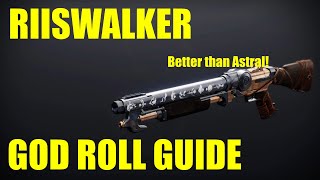 Destiny 2 Riiswalker Farm Guide and God Rolls Iron Banner Shotgun [upl. by Arrakat]