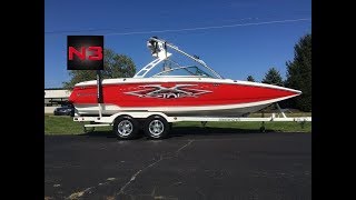 2004 MasterCraft XStar  RedWhite  Walk Around [upl. by Eugnimod]