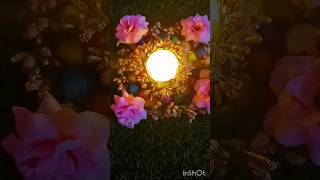 How to make tealight candle holder diy ytshorts craft art diwali decoration [upl. by Ahseei117]