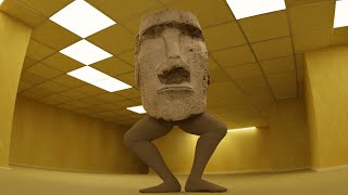 Moai in Backrooms 3 Found Footage [upl. by Malloch]