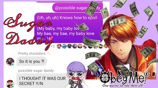 OBEY ME  MCS SUGAR DADDY IS DIAVOLO  SUGAR LYRIC PRANK [upl. by Stortz]