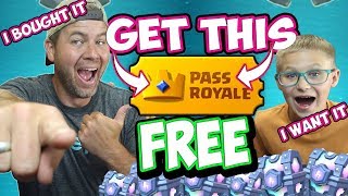 GET THE PASS ROYALE FREE I Bought it and it is INSANE [upl. by Etennaej]