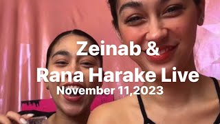 Zeinab harake and rana harake live [upl. by Raquela575]