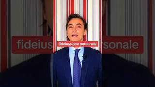 fideiussione personale affitto immobiliare garanzia [upl. by Roze]