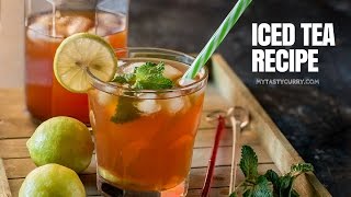 How to make Iced Tea  Basic Iced Tea Recipe  Easy Summer Drink Non Alcoholic [upl. by Sherlock]