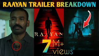 Raayan Trailer  Review Breakdown  Dhanush  ARRahman  Tamil RaayanTamilTrailer RaayanMovie [upl. by Gladdie351]