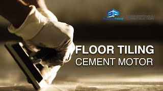 Floor Tiling Cement Motor  SP Hand Skills Training Video Hindi [upl. by Oivatco]