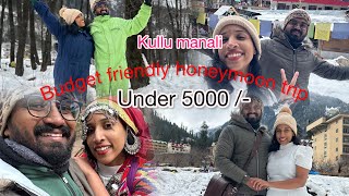 kullumanali kullu tour coupletour Kullu Manali honeymoon trip in yallago holidays [upl. by Adnohsel]