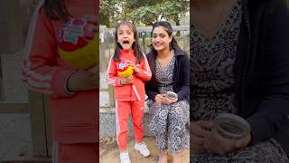 Prisha ko mila bada lollipop🍭 prishaandmom thegeetagurjar trending viralvideo shorts [upl. by Enitnelav]