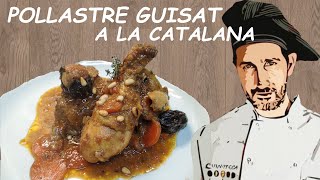 POLLASTRE guisat amb prunes a la CATALANAcom ho feia la iaia Receptes de cuina [upl. by Bobker661]