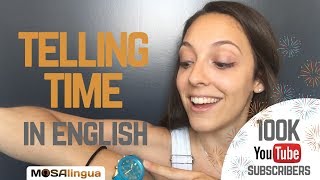 Telling Time in English  100K Subscribers Celebration Video [upl. by Idnahr]