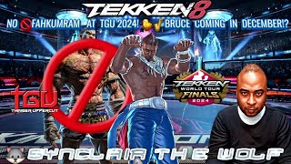 ⛈️TEKKEN 8  NO 🚫FAHKUMRAM AT TGU 2024 🐤🎷BRUCE COMING IN DECEMBER [upl. by Christine]