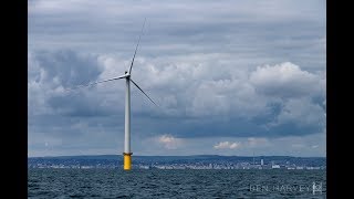 Boat trip to Rampion Wind Farm  Brighton coast [upl. by Bullough177]