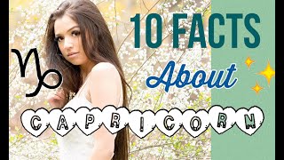 10 FACTS ABOUT CAPRICORN ♑️✨ characteristics and traits [upl. by Pooley]