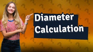 What is the diameter of a circle whose radius is 4cm [upl. by Aisel]