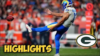 Reacting To Packers New Punter Corey Bojorquez Highlights [upl. by Colwin]