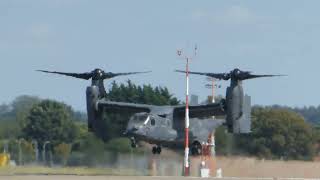 Osprey Take Off and Landing at Mildenhall [upl. by Aydne]