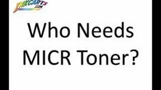 MICR Toner  Secure Check Printing [upl. by Leamhsi]