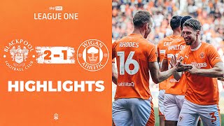 Highlights  Blackpool v Wigan Athletic [upl. by Raval]