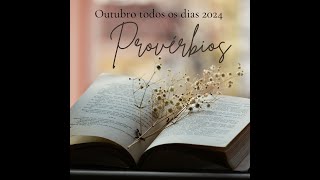 Provérbios 9 ‐ Devocional  outubro todos os dias 2024 [upl. by Nnaecarg]